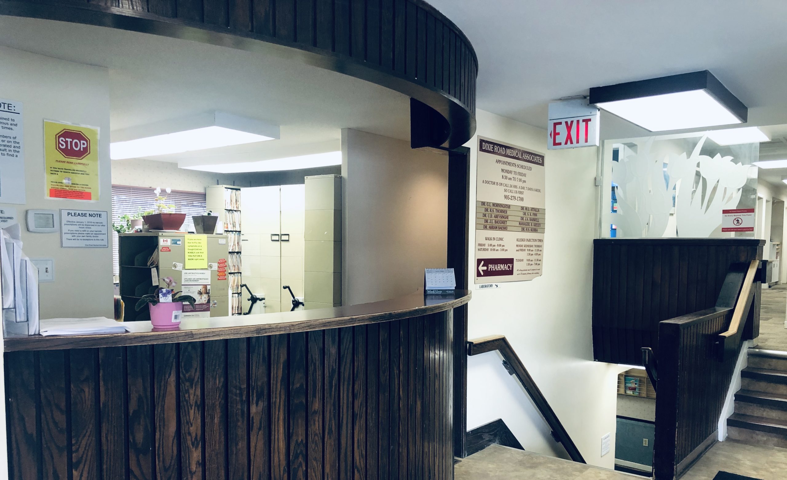 come into the office to register as a new patient